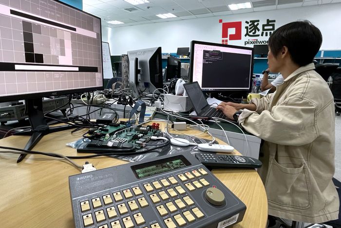 图为 Pixelworks 的上海实验室，该公司是被夹在中国针对外国企业投资的双重压力之间的企业之一。图片来源：Pixelworks
